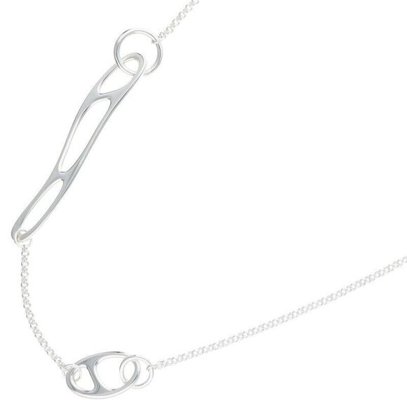 Hermes Chaine D'ancre PUNK Chaine D'ancre Punk Silver Necklace Men's